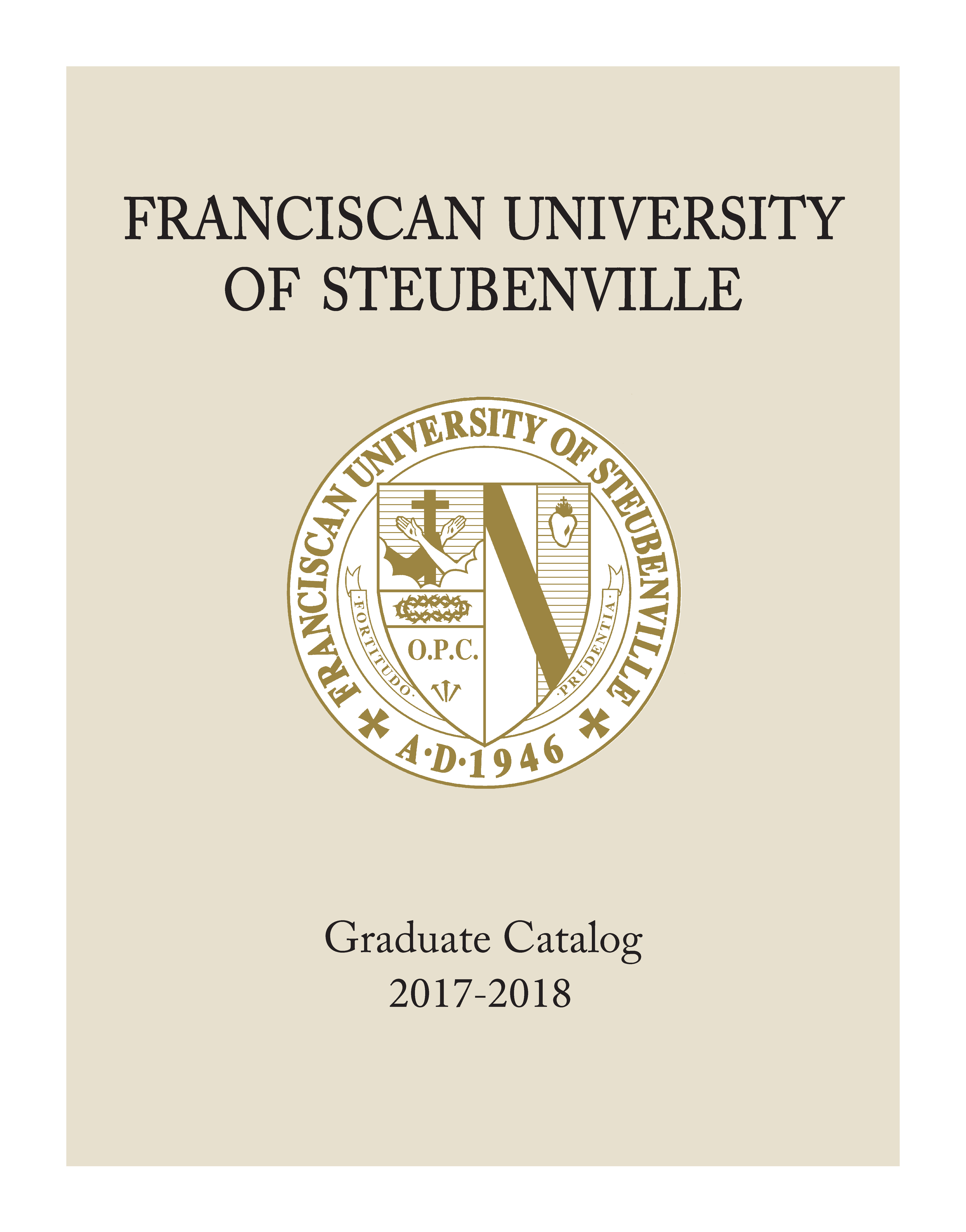 Graduate Catalog Cover 2017