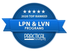Licensed Practical Nursing Top Ranked badge