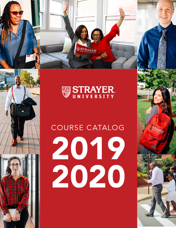 Strayer University 2019-2020 Catalog Cover