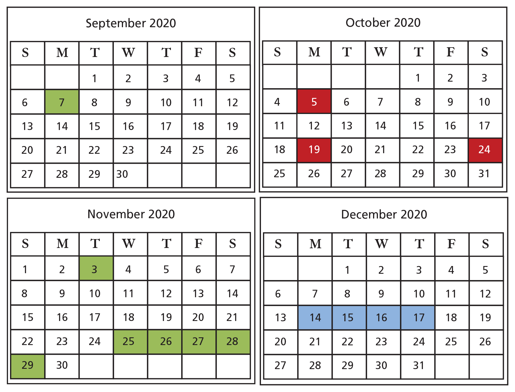 Triton College Academic Calendar